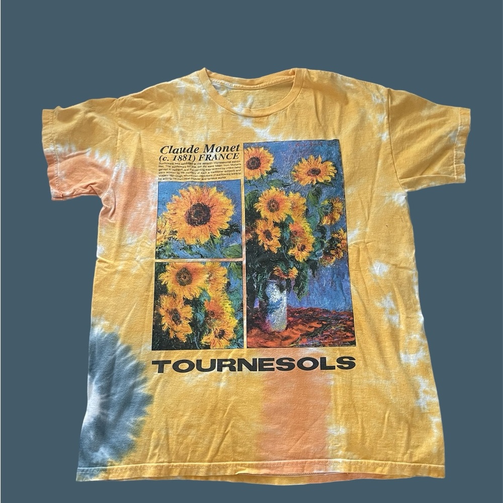 Claude Monet "Tournesols" T-Shirt Size M